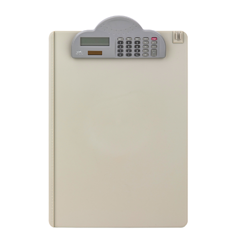 A4 Single Sided Clip Board with Calculator