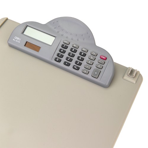 A4 Single Sided Clip Board with Calculator
