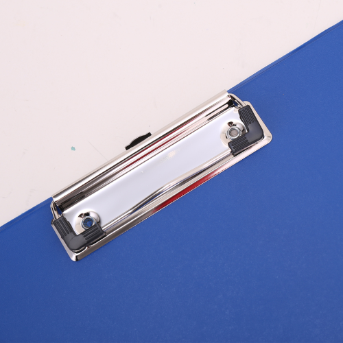 A4 PVC Single Sided Pressure Clipboard Blue