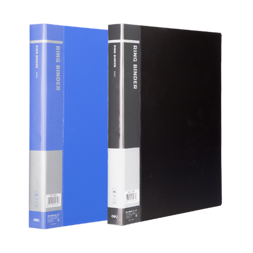 Deli A4, 30mm 2-Hole O-Ring Binder