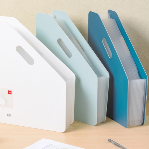 Deli Standing Expanding File - A4 13 Pockets
