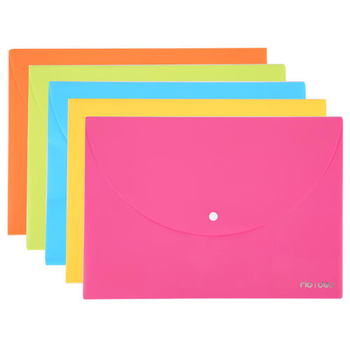 Button File (330X238X8MM) (Assorted) Deli