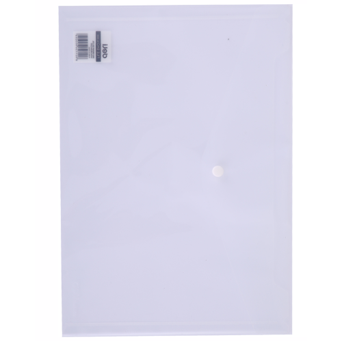 Deli A4 PP Clear Button File
