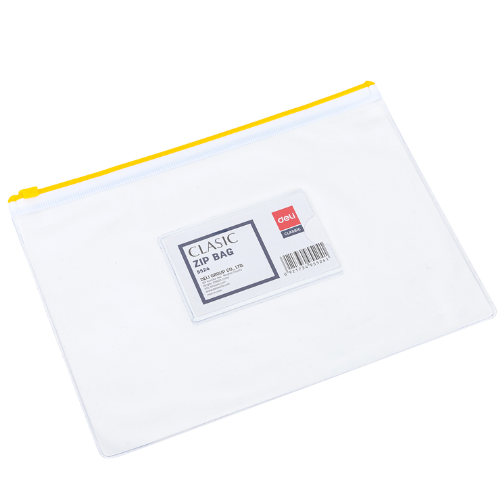 Deli A5 PVC Zip Bag