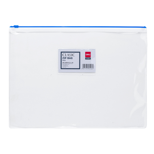 Deli A4 PVC Zip Bag