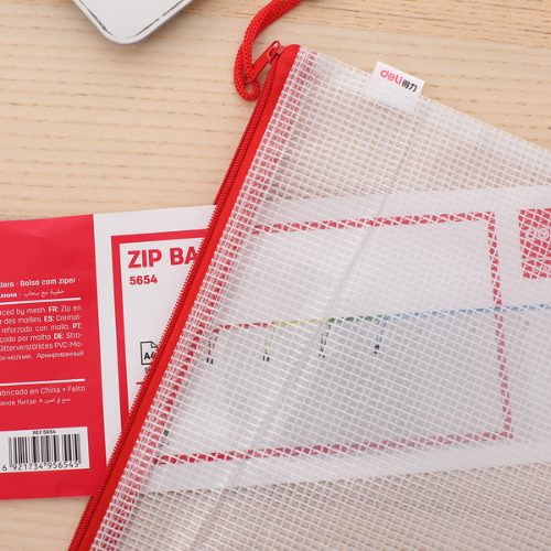 Deli A4 Zip Envelope