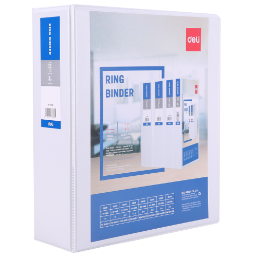 Deli A4 Presentation 2D Ring Binder 3"