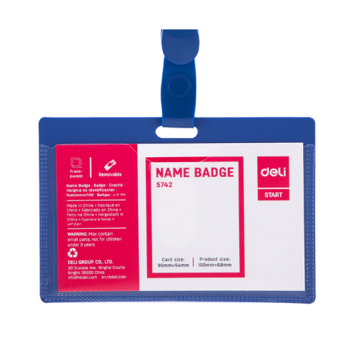 Deli ID Pass Blue (1x50)