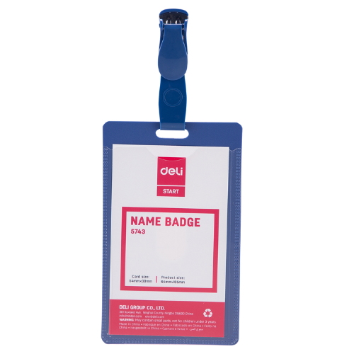Deli ID Pass Blue (1x50)