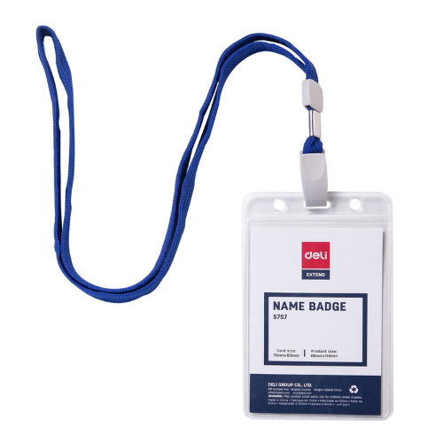 Deli PVC ID Pass (1x50) BL&GY