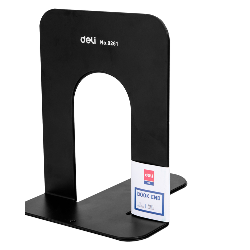 Deli Book End 6"1/2 Black (1x2)