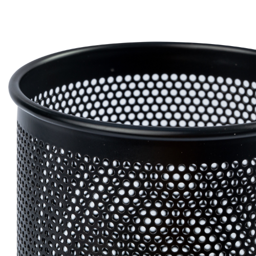 Deli Pen Stand Metal Heavy Duty Round