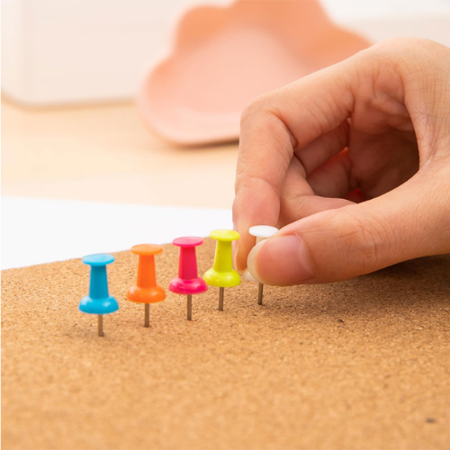 Deli Colored Push Pin(1x100)