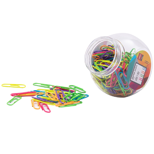 Color Paper Clip 29mm(Asst)(200/tube)