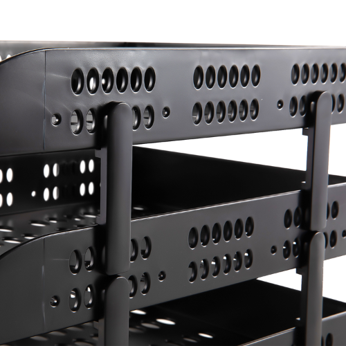 Deli PVC 3 Tier Document Tray(Black)
