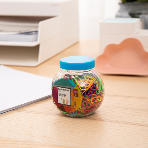 Color Paper Clip 29mm(Asst)(200/tube)
