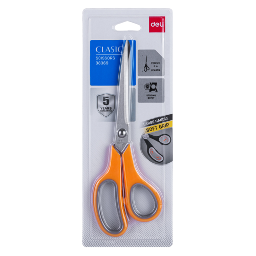 Deli Scissors Assorted 9"/230mm