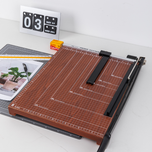 Deli Paper Cutter W/wood Base (460mmX380mm)