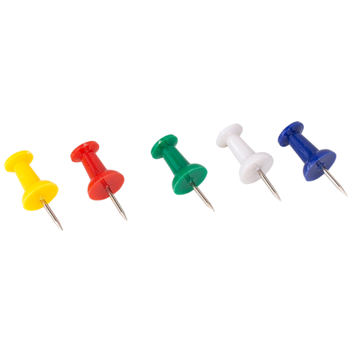 Deli Colored Push Pin (1x35)