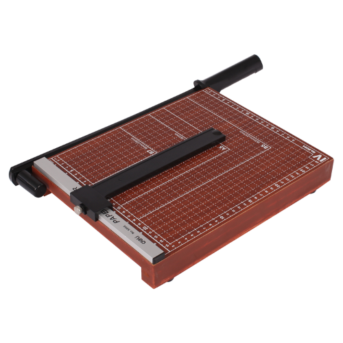 Deli Paper Cutter W/wooden Base (300mmX250mm)