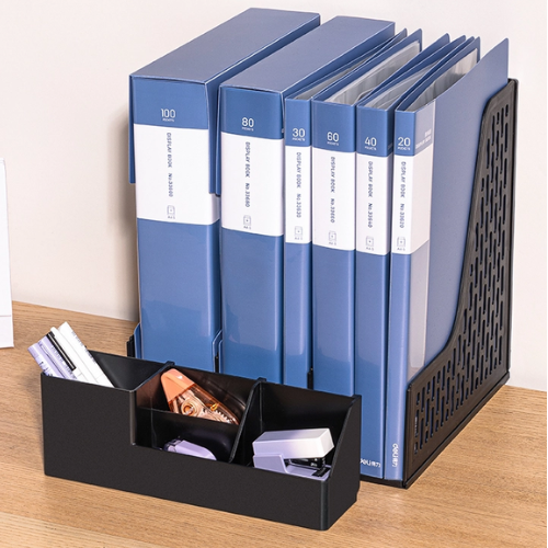 Magazine Rack BK 3 PCS Attached With Pen Holder