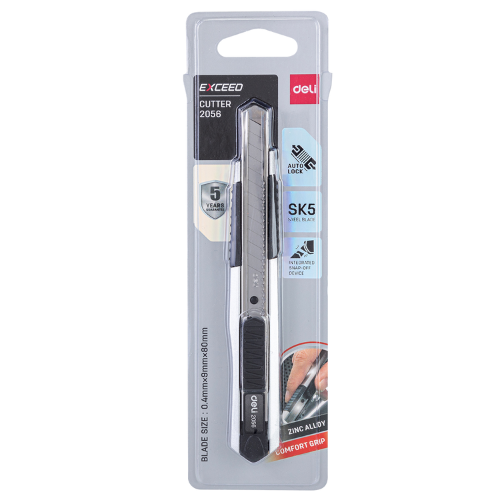 Deli Zinc Alloy Cutting Knife 9mm
