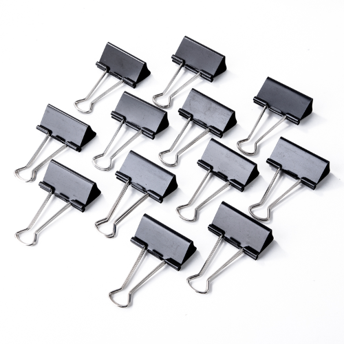 Black Binder Clips 51mm (1X12)
